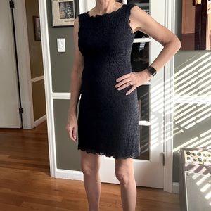 Dark Blue Lace cocktail dress